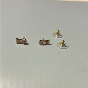 Bow Shaped Stud Earrings